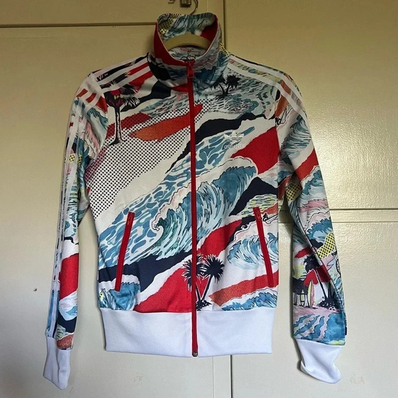 Adidas Firebird Venice Beach Superstar Track Jacket Size XS - Picture 5 of 14